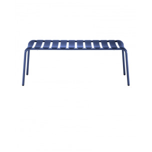 Вулична алюмінієва лавка Stecca 8 Dark Blue